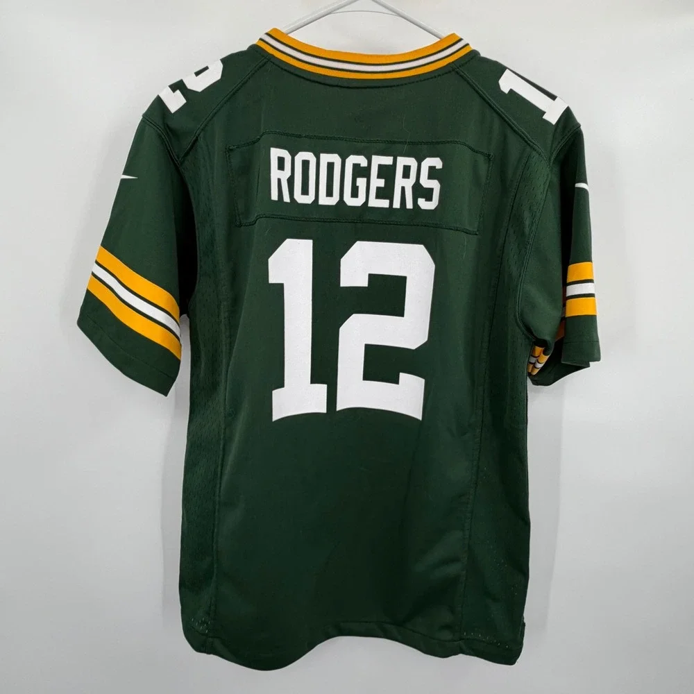 Nike‎ Aaron Rodgers Green Bay Packers Jersey Size Large Green NFL On Field 14/16